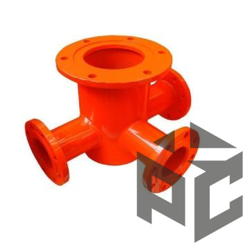 Подставка пожарная стальная ППТФ 150х150 Ру 10 Техкомплект (усиленная) от производителя "Рускон"