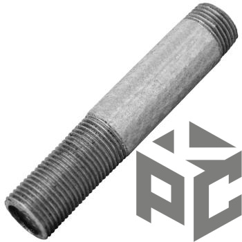 Сгон сталь оцинк. Ду 25 L=130мм от производителя "Рускон"