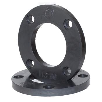 Фланец с полимерным покрытием Ду 100 (ПЭ 110) Ру 16 (2 мм) Техкомплект