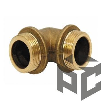 Уголок латунь НР/НР Ду 15 (1/2") от производителя "Рускон"