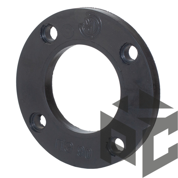 Фланец с полимерным покрытием Ду 100 (ПЭ 110) Ру 16 (2 мм) Техкомплект от производителя "Рускон"